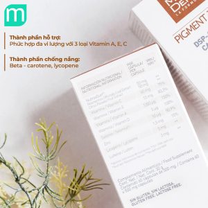 Viên Uống MartiDerm Pigment Zero DSP Antiox Capsules (60 Viên)