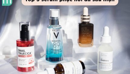 Top 5 serum phục hồi da sau mụn nên thử