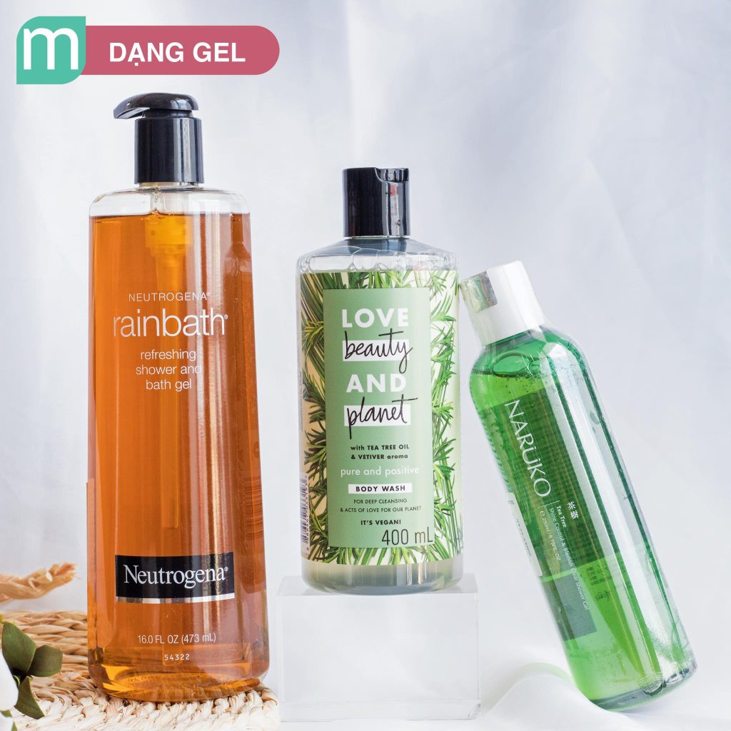 Sữa tắm trị mụn cơ thể