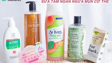 Sữa tắm trị mụn cơ thể