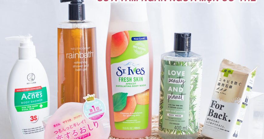 Sữa tắm trị mụn cơ thể
