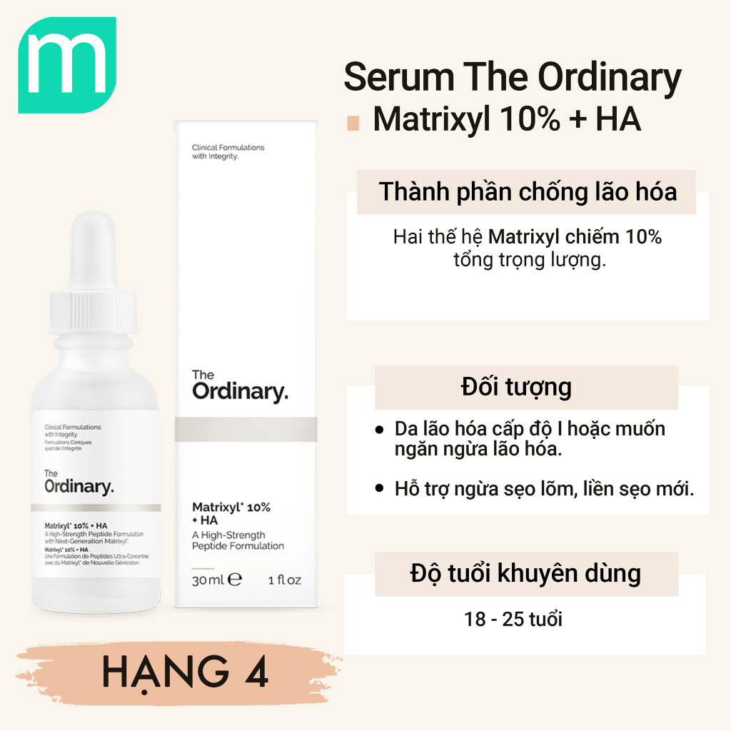 Chống lão hóa theo cấp độ cùng The Ordinary