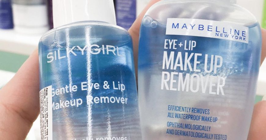 Review so sánh tẩy trang mắt môi Maybelline vs Silky Girl