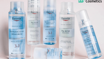 Tổng hợp các dòng tẩy trang của Eucerin