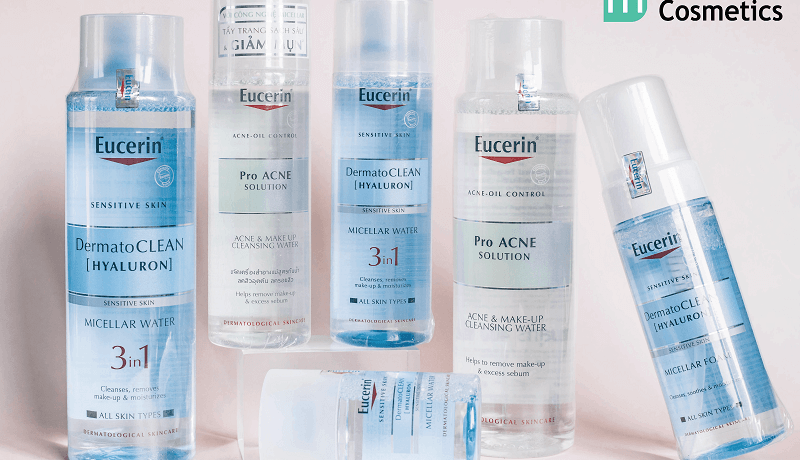 Tổng hợp các dòng tẩy trang của Eucerin Tổng hợp các dòng tẩy trang của Eucerin