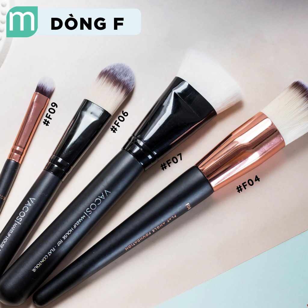 Tổng hợp cọ trang điểm từ thương hiệu Vacosi