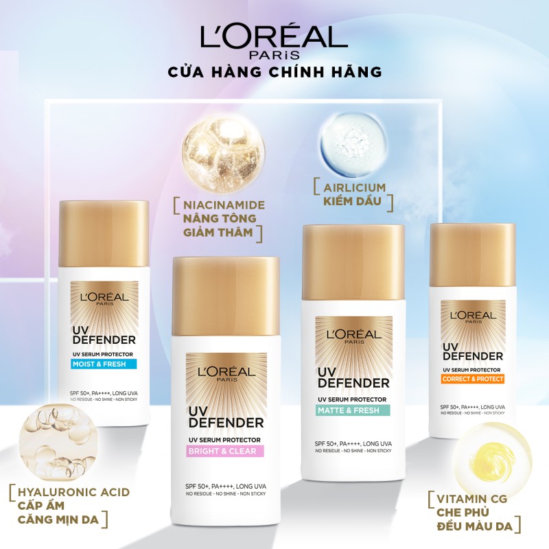 Kem Chống Nắng Loreal Paris UV Defender 50ml​