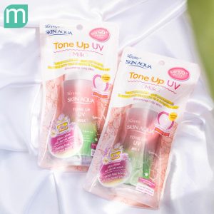 Sữa chống nắng Sunplay Skin Aqua Tone Up UV Milk Rose 50g
