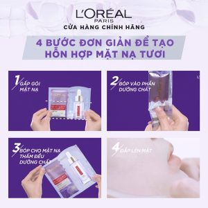 Mặt Nạ Giấy L'Oreal Dưỡng Chất Revitalift Hyaluronic Acid 33G