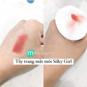 Tẩy trang mắt môi Silkygirl Gentle Eye & Lip Makeup Remover 55ml