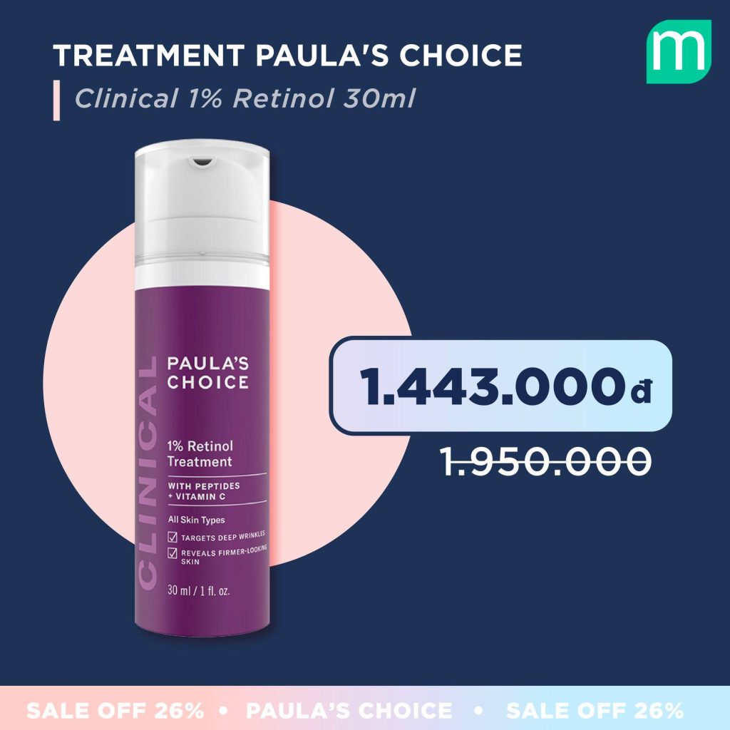 Sinh nhật tuổi 26 vui mừng – Paula’s Choice tưng bừng sale off 26%