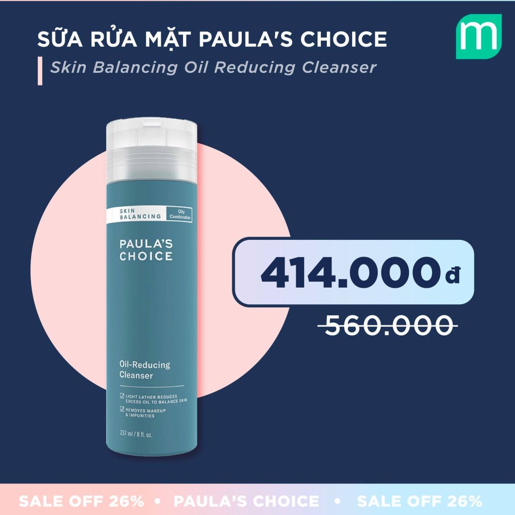 Sinh nhật tuổi 26 vui mừng – Paula’s Choice tưng bừng sale off 26%