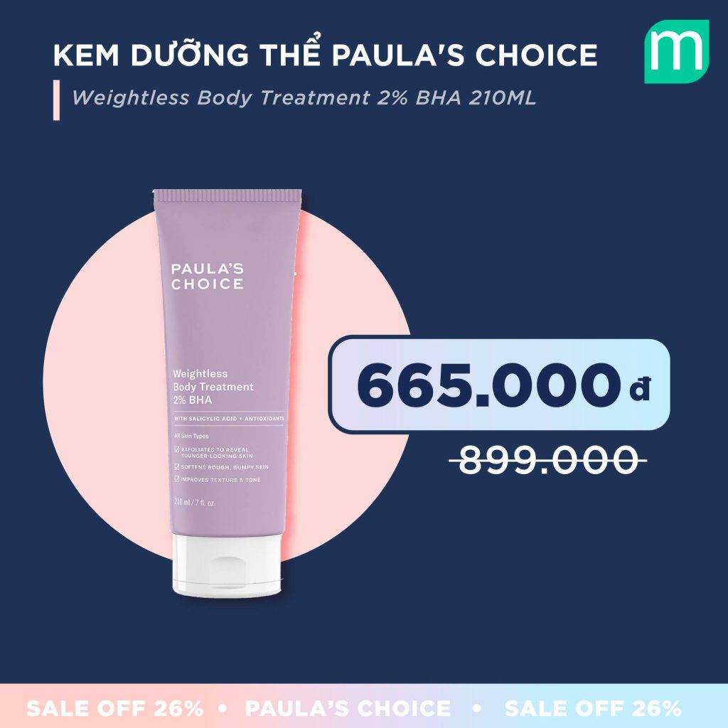 Sinh nhật tuổi 26 vui mừng – Paula’s Choice tưng bừng sale off 26%