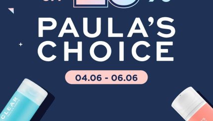 Sinh nhật tuổi 26 vui mừng – Paula’s Choice tưng bừng sale off 26%