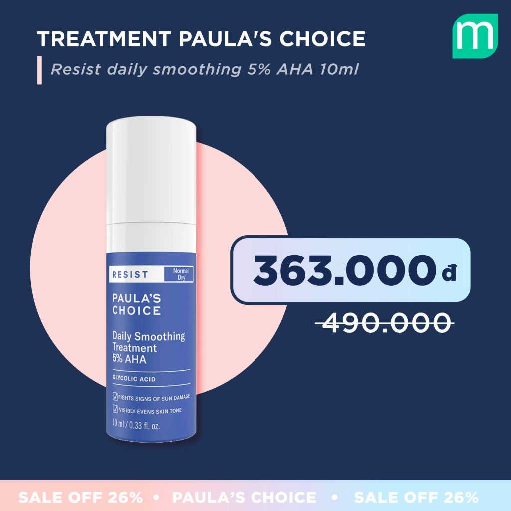 Sinh nhật tuổi 26 vui mừng – Paula’s Choice tưng bừng sale off 26%