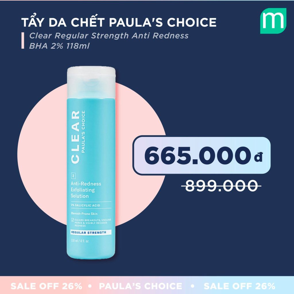 Sinh nhật tuổi 26 vui mừng – Paula’s Choice tưng bừng sale off 26%
