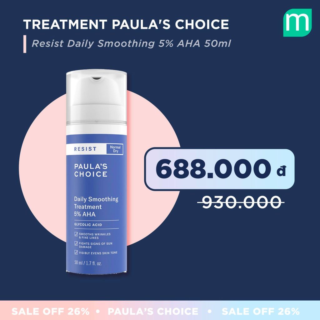Sinh nhật tuổi 26 vui mừng – Paula’s Choice tưng bừng sale off 26%