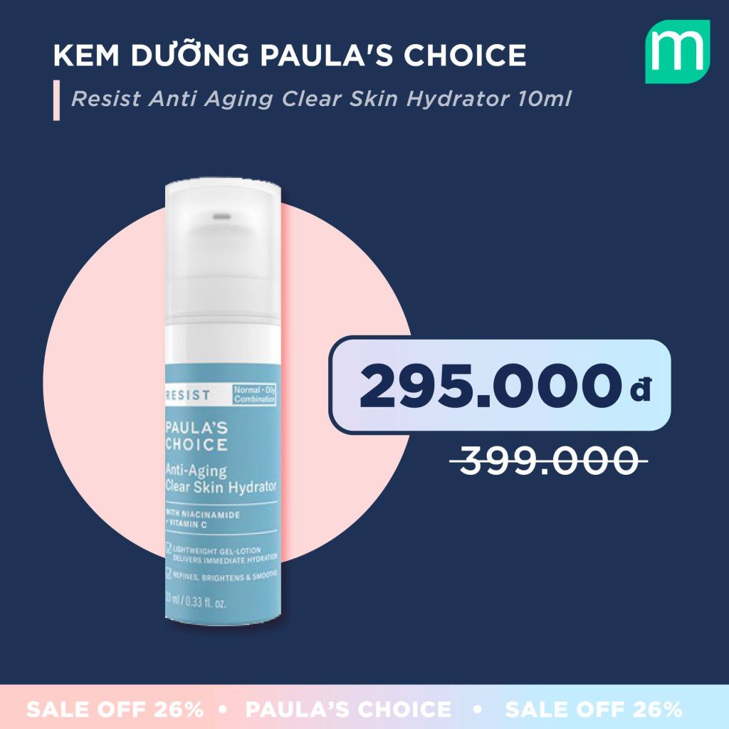 Sinh nhật tuổi 26 vui mừng – Paula’s Choice tưng bừng sale off 26%