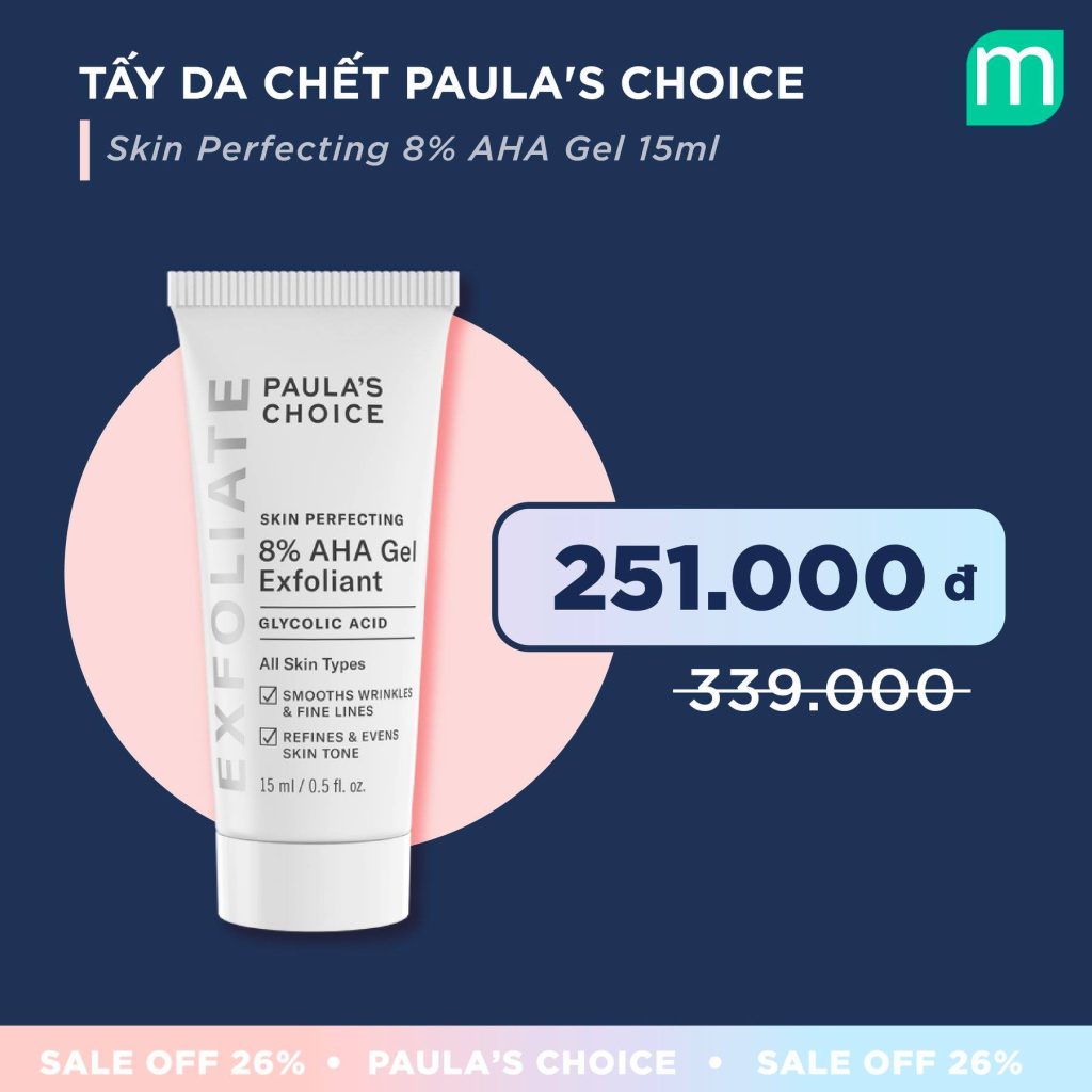 Sinh nhật tuổi 26 vui mừng – Paula’s Choice tưng bừng sale off 26%
