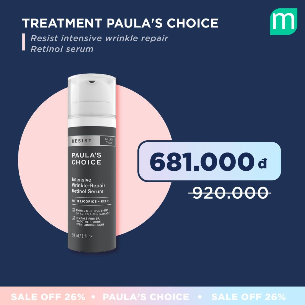 Sinh nhật tuổi 26 vui mừng – Paula’s Choice tưng bừng sale off 26%