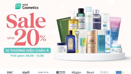 GU CỦA MINT LÀ CHÂU Á - GIẢM GIÁ 15 THƯƠNG HIỆU UP TO 20%