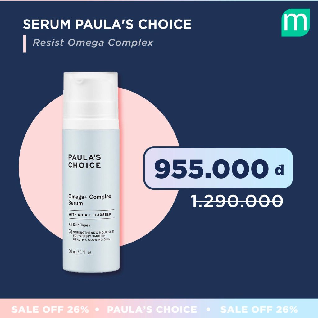 Sinh nhật tuổi 26 vui mừng – Paula’s Choice tưng bừng sale off 26%