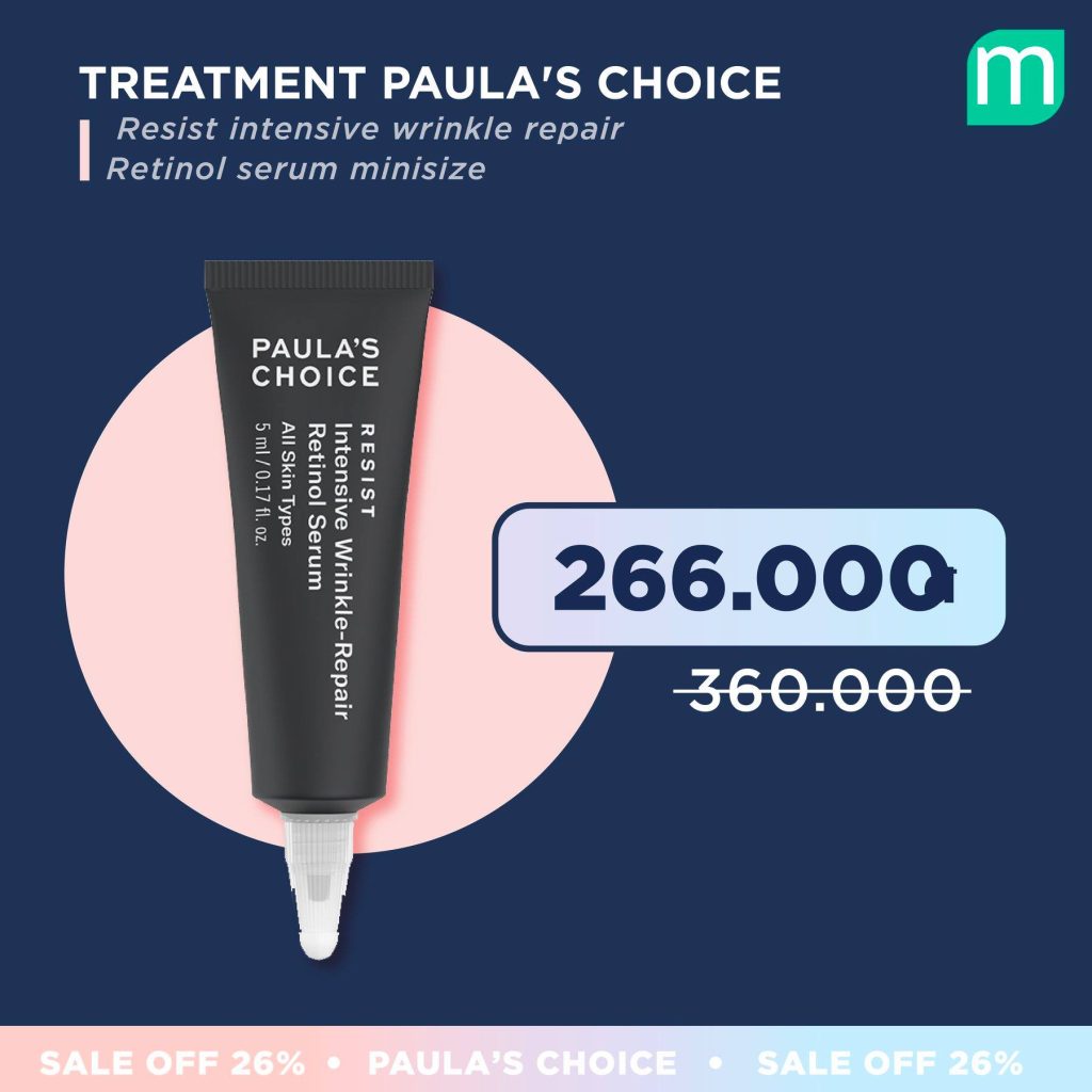 Sinh nhật tuổi 26 vui mừng – Paula’s Choice tưng bừng sale off 26%