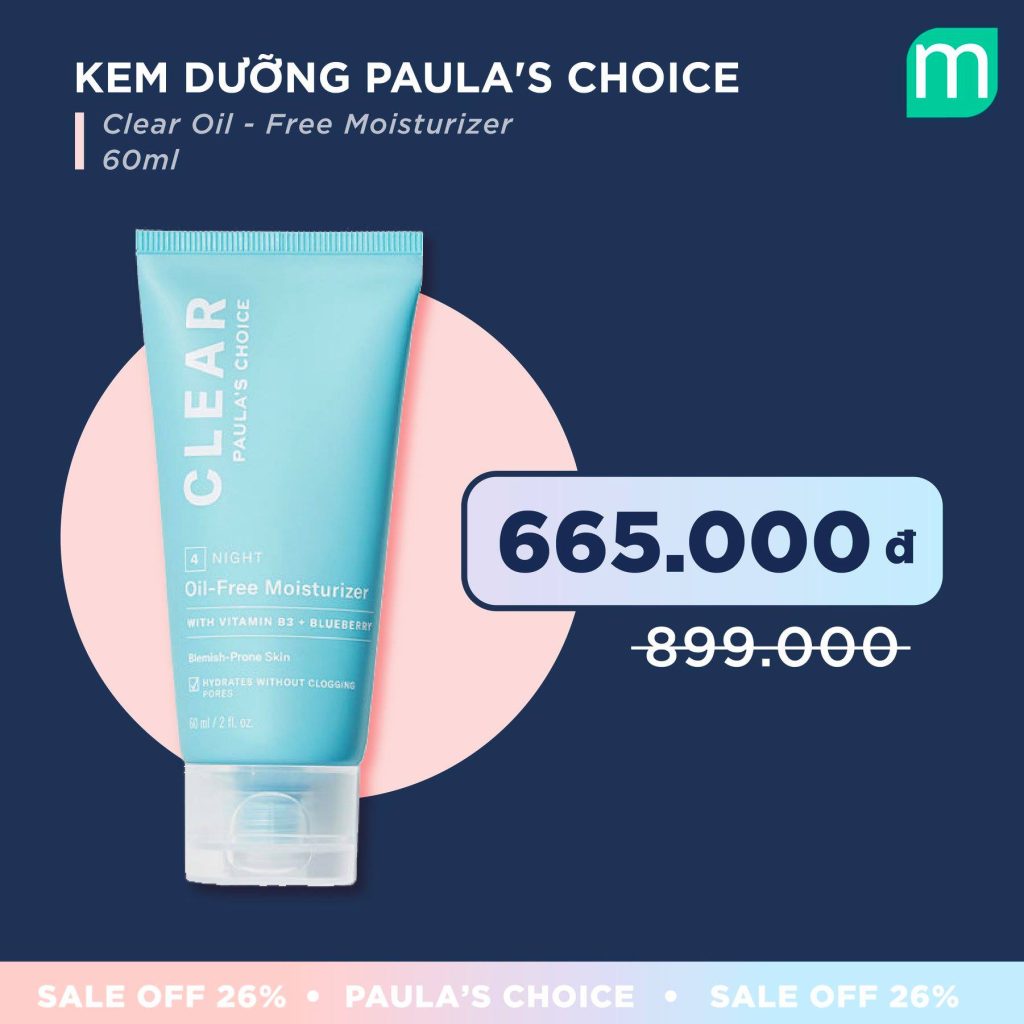 Sinh nhật tuổi 26 vui mừng – Paula’s Choice tưng bừng sale off 26%