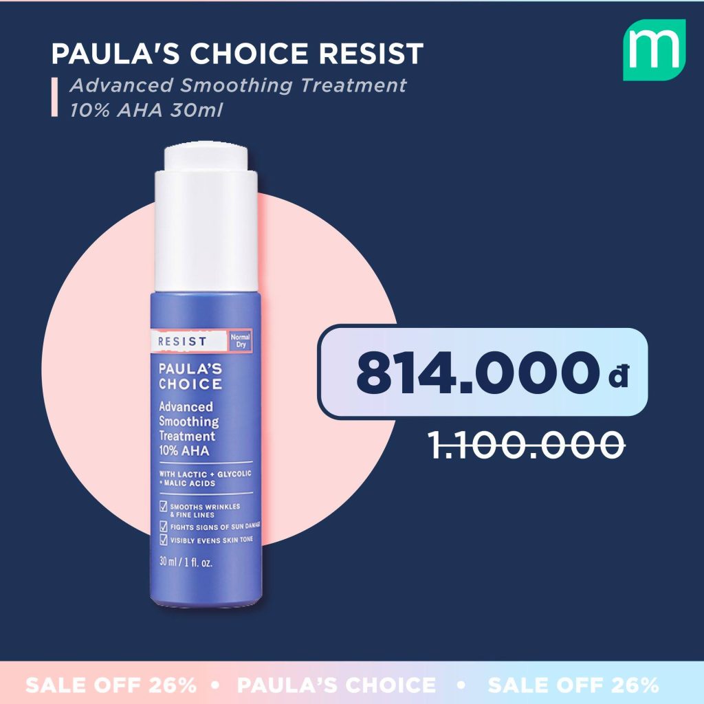 Sinh nhật tuổi 26 vui mừng – Paula’s Choice tưng bừng sale off 26%