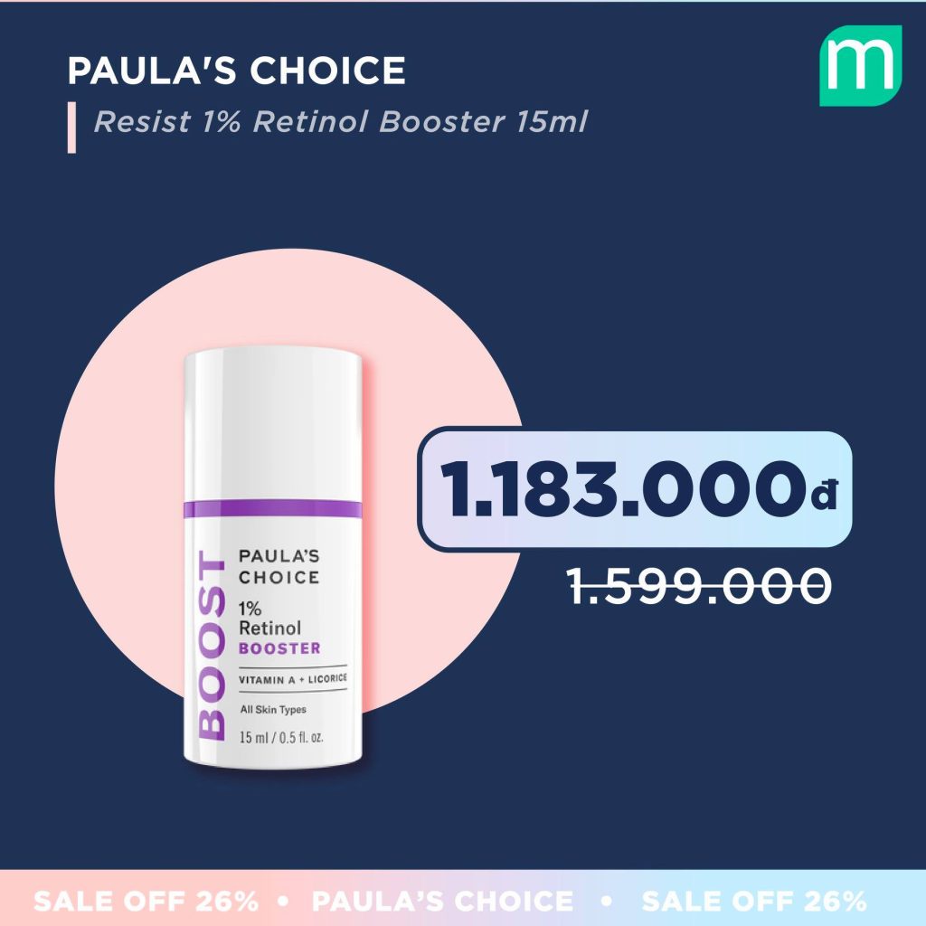 Sinh nhật tuổi 26 vui mừng – Paula’s Choice tưng bừng sale off 26%