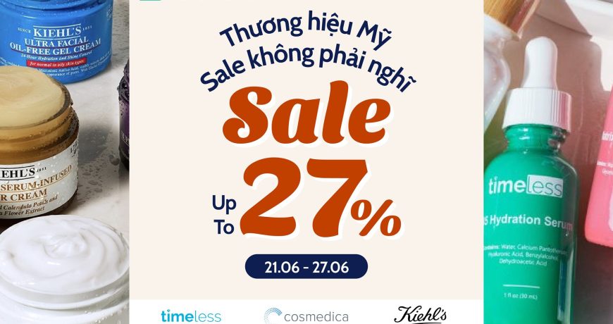 Brand Week thứ 3: Thực hiện “Giấc mơ Mỹ” SALE UP TO 27% Brand Week thứ 3: Thực hiện “Giấc mơ Mỹ” SALE UP TO 27%