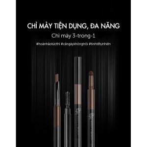 Chì Kẻ Mày Bom 3in1 Triple Edge Eyebrow Chì Kẻ Mày Bom 3in1 Triple Edge Eyebrow
