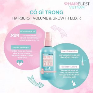 Xịt dưỡng tóc Hairburst Volume & Growth Elixir 125ml