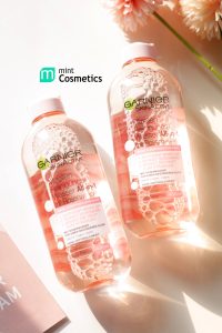 Tẩy trang Garnier Micellar Rose Water Cleaner & Glow 400ml