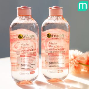 Tẩy trang Garnier Micellar Rose Water Cleaner & Glow 400ml
