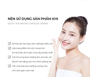 Kem Dưỡng Bom Eight Tea Water Capsule Cream 50G