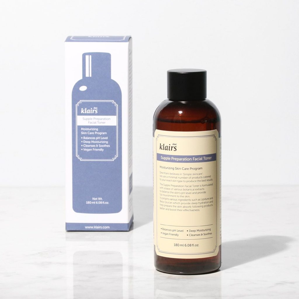 Nước Hoa Hồng Klairs Supple Preparation Facial Toner 180ml Nước Hoa Hồng Klairs Supple Preparation Facial Toner 180ml