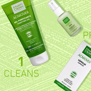 Sữa rửa mặt MartiDerm Acniover Purifying Gel 200ml