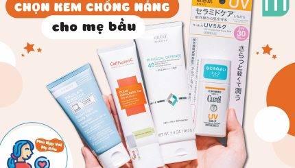 Chọn kem chống nắng cho bà bầu