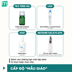 Tháp Hoạt Chất Trị Mụn: Từ Cơ Bản Đến Master