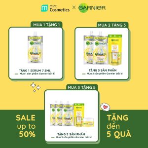 Mint x Garnier: Vừa giảm giá, vừa có quà