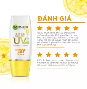 Kem chống nắng Garnier Light Complete Super UV Matte SPF 50+ 30ml