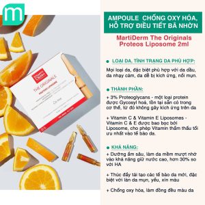 Tinh Chất Martiderm The Originals Proteos Liposome