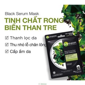 Mặt nạ giấy Garnier Black Serum Mask