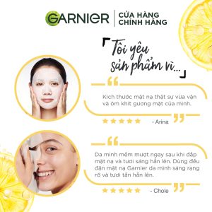 Mặt Nạ Giấy Garnier Light Complete White Up