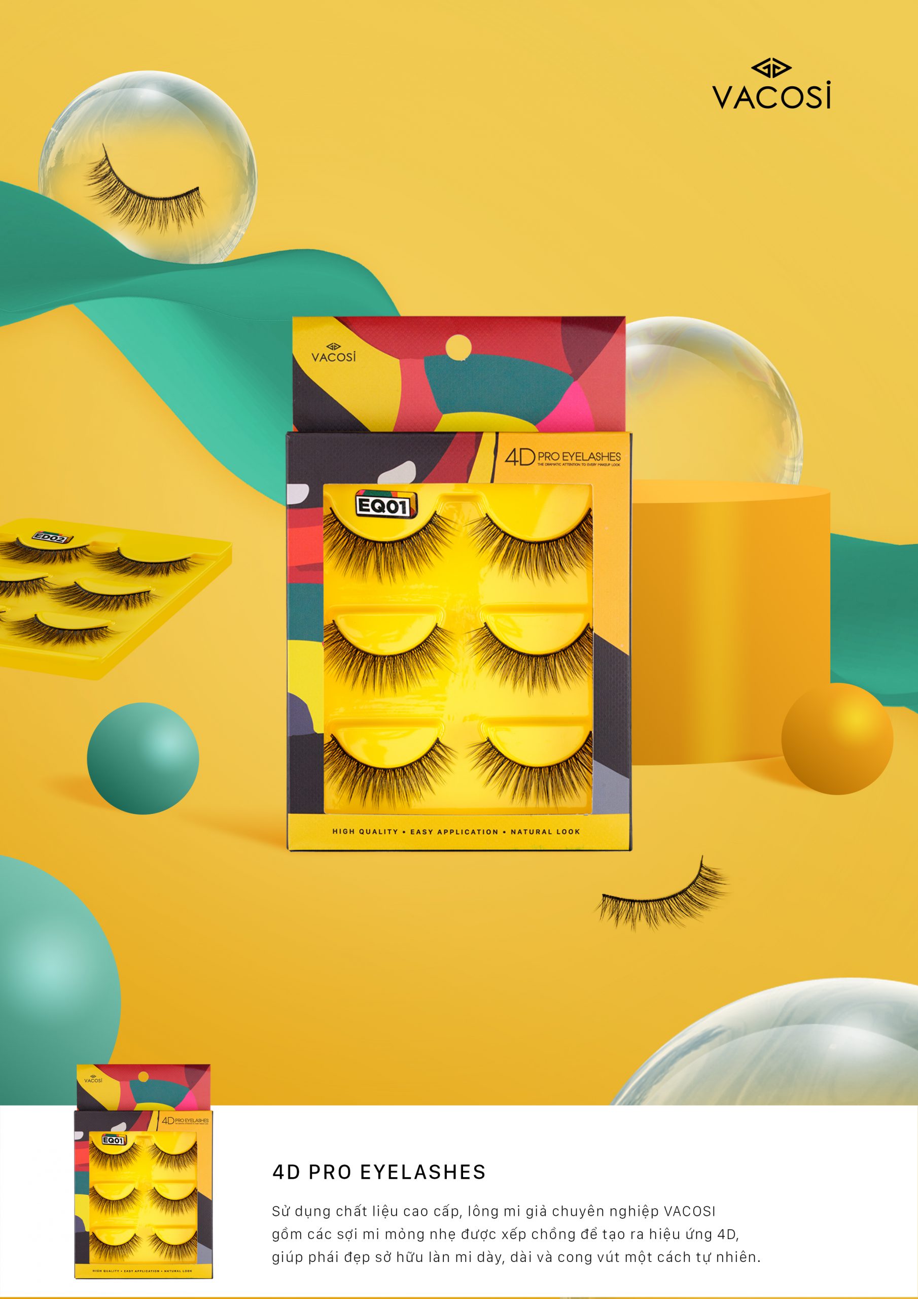 Mi Giả Vacosi 4D Pro Eyelash Mi Giả Vacosi 4D Pro Eyelash - Ảnh 2