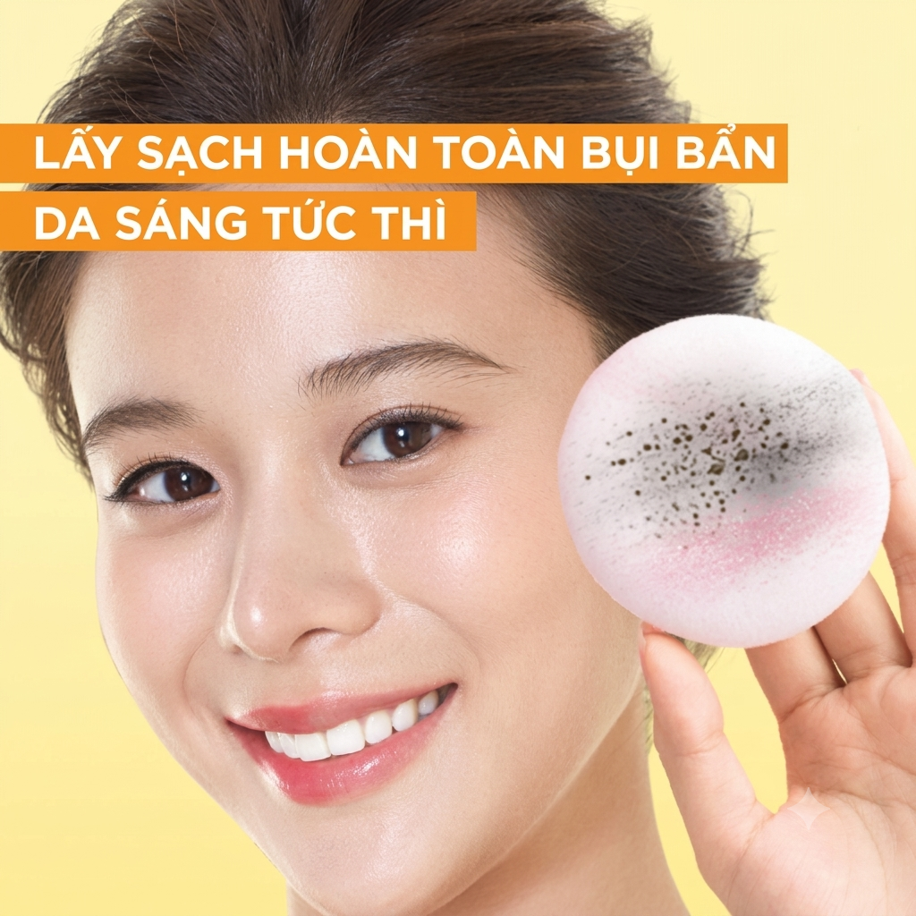 Tẩy trang Garnier Micellar Cleansing Water Vitamin C 400ml Tẩy trang Garnier Micellar Cleansing Water Vitamin C 400ml