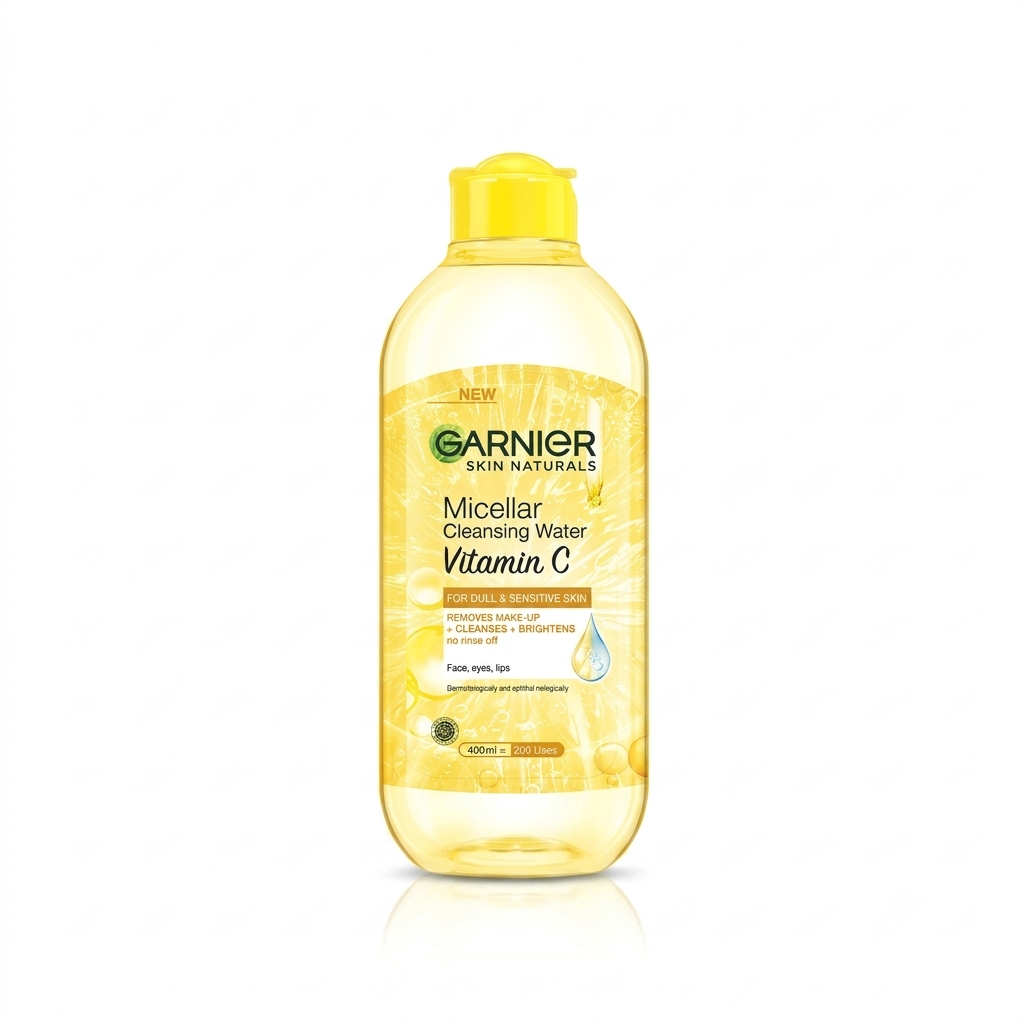 Tẩy trang Garnier Micellar Cleansing Water Vitamin C 400ml Tẩy trang Garnier Micellar Cleansing Water Vitamin C 400ml