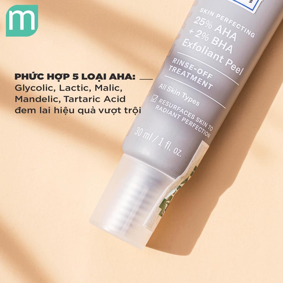 Treatment Paula's Choice Skin Perfecting 25% AHA + 2% BHA 30ml Treatment Paula's Choice Skin Perfecting 25% AHA + 2% BHA 30ml - Ảnh 6