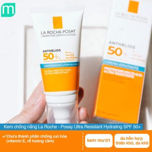 Kem Chống Nắng La Roche-Posay Anthelios Hydrating Cream SPF50+ 50ml